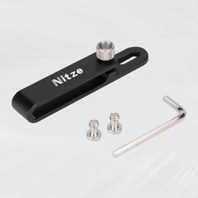 Nitze SSD Mount Bracket for Samsung T7, T7 SSD Holder with Two 1/4" Screws - N42-T7 - Image 5